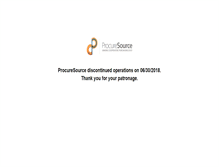 Tablet Screenshot of procuresource.com